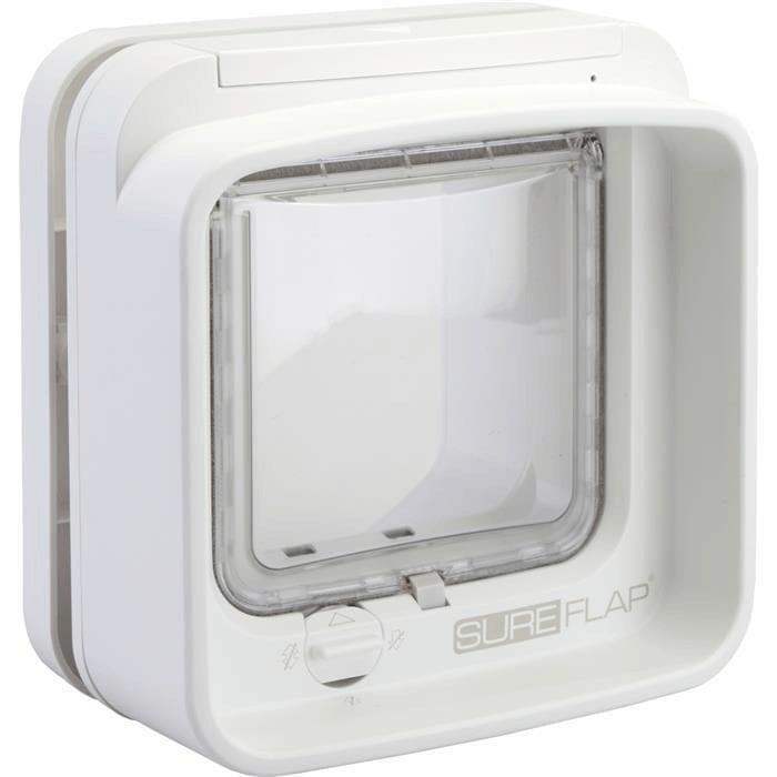 SureFlap Kattedør DualScan i hvit utførelse